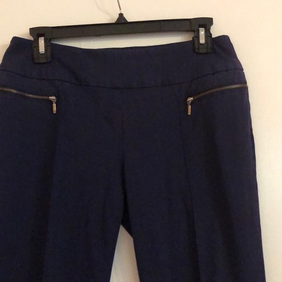Chico’s So Slimming navy blue pants - Picture 2 of 5